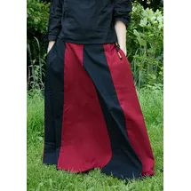 Battle-Merchant Mittelalterlicher Rock Damen Schwarz/Rot S