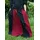 Battle-Merchant Mittelalterlicher Rock Damen Schwarz/Rot S