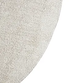Beliani Kharat Kinderteppich 140 x 140 cm Beige/Rosa