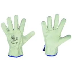 Handschuh MITTELSCHWER 1896, weiß, Größe 10 - weiss - 11H