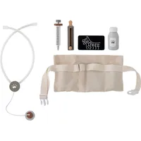 Bloomingville Doran Spielset, Arzt, Grau, FSC®100%, Buche