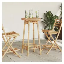 vidaXL Bartisch Rund Ø55 x 100 cm Braun