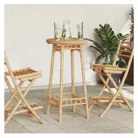 vidaXL Bartisch Rund Ø55 x 100 cm Braun