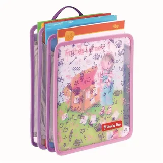 Step By Step Faltbare Heftbox Pink