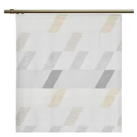 Wirth Schiebegardine WIRTH "Bray" Gr. 4, grau (hellgrau), B:60cm H:245cm, Jacquard, Baumwolle, Polyester, Gardinen