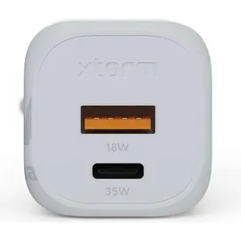 Xtorm GaN2 Ultra Wand-Ladegerät 35W / PD / 1x USB-C / 1x USB-A weiß