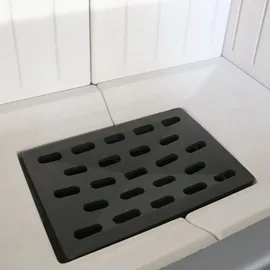 Kratki Kamineinsatz LUCY SLIM Stahl Schwarz/Abdeckplatte Glas