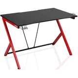 Nitro Concepts D12 Gaming Desk schwarz / rot