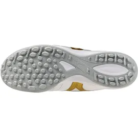 Mizuno Morelia Sala Elite TF Herren Weiß/Football Gold/Galaxy Silver 45