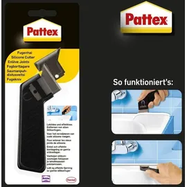 Pattex Fugenhai mit Ersatzklinge 1er Pack Schwarz