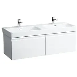 LAUFEN Pro S Waschtischunterbau 4835720964631 126x45x39, weiß matt, 2 Laden/Innenladen
