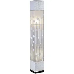 Stehleuchte, Perlmutt, Blumen, Design, Afrika Design, Schnurschalter, E27
