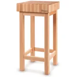 HENDI Hölzerner Hackklotz aus Buchenholz 50x40x85 mm - Hendi 505694