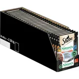 Sheba Nature's Collection in Sauce - Hochwertiges Katzennassfutter mit Thunfisch (MSC) im Portionsbeutel - 28 x 85g