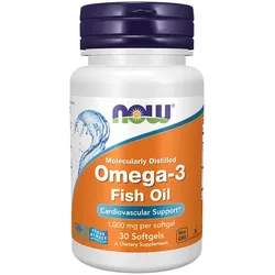 Molekular destilliertes Omega-3 Fischöl 1000 mg 30 Weichkapseln