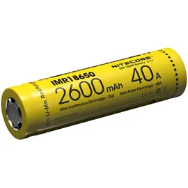 Nitecore Li-Ion Akku IMR 18650 2er-Pack 3,7V/2600mAh