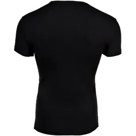 Emporio Armani Herren T-Shirt, 2er Pack - BOLD MONOGRAM, Rundhals, Fitted Fit, Stretch Cotton Schwarz/Grau XL