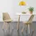 [en.casa] Esszimmerstuhl Fläten Kunstleder beige 6er Set