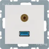 Berker USB-Steckdose 10 St. Weiß