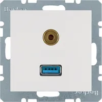 Berker USB-Steckdose 10 St. Weiß