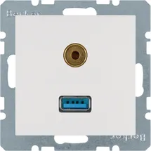 Berker USB-Steckdose 10 St. Weiß