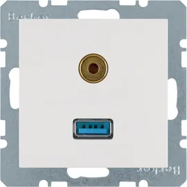 Berker USB-Steckdose 10 St. Weiß