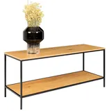 Vita Lowboard 100 cm Braun Stahl