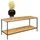 Vita Lowboard 100 cm Braun Stahl