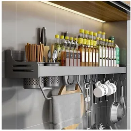 luxuskollektion Gewürzregal 80 x 0 x 0 cm Grau