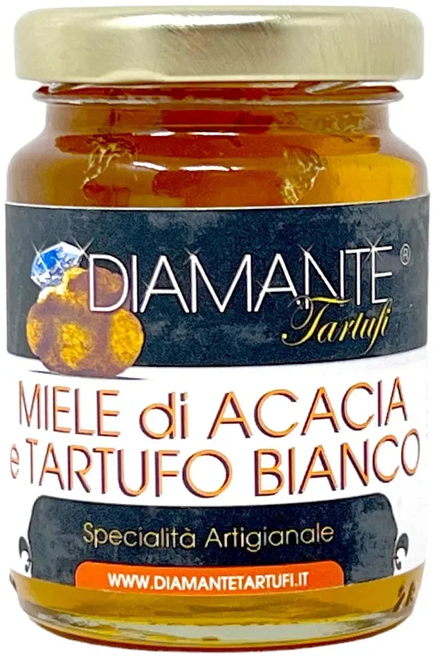 DIAMANTE TARTUFI italienischer Gourmet Akazienhonig mit weißem Trüffel