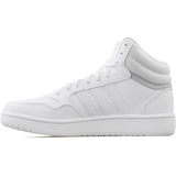 adidas Hoops Mid Shoes Basketball Shoe, FTWR White/FTWR White/Grey Two, 40