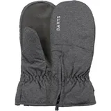 Barts Zipper Mitts, Größe 4 in Grau dark heather
