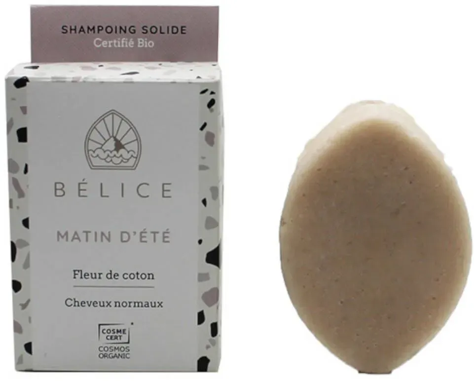 Bélice Matin d'Été Shampoo Fleur de Coton Bio 85 g Shampoo