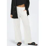 Jdy JDYTHEIS LIFE WIDE PANT Schlupfhose Weiß XS 32