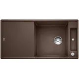 Blanco Axia III XL 6 S-F cafe + Excenterbetätigung + InFino + Glasscheidbrett