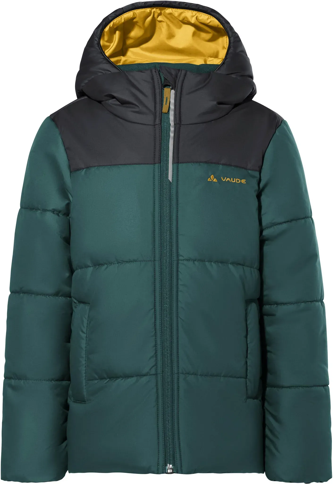VAUDE Lulea Steppjacke Kinder in deep pond, Größe 158/164 - grün