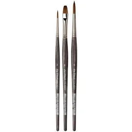da Vinci COLINEO Gouache-Malpinsel Set 3 St. 2/6/8