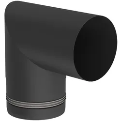 Jeremias PELLET-LINE Kniewinkel 90° Edelstahl schwarz
