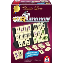 SCHMIDT SPIELE 49282 Classic Line, MyRummy®, mit großen Spielfiguren