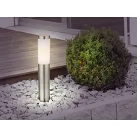 MeineWunschleuchte LED Sockelleuchte aus Edelstahl Terrassenlampe Wegbeleuchtung Garten, Höhe