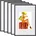 New Lifestyle Schwarz 21x29 7 5er Set