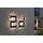 Paulmann LED Außen-Wandleuchte Solar Hausnummer, LED fest integriert, Warmweiß, LED-Modul, Hausnummern, Buchstaben wählbar, Akku wechselbar schwarz 16 cm x 23 cm x 3 cm