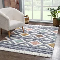 Carpet City "Focus 3382", bunt (mehrfarbig), B:200cm H:20mm L:290cm,