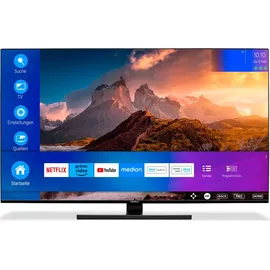 Medion X15574 (MD 30987) 138,8 cm (55 Zoll) QLED Fernseher (Smart TV, 4K, Dolby Vision HDR, Dolby Atmos, Subwoofer, Netflix, Prime Video, PVR, Bluetooth, MEMC, Micro Dimming)