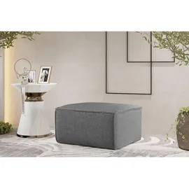 Fun Möbel Polsterhocker Designerhocker 65 x 40 x 65 cm Grau
