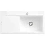 Villeroy & Boch Subway Style 60 Einbau Becken rechts, mit Ablauffernbedienung snow white 336102KG