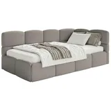 Selsey Jugendbett Cloudy 90 x 200 cm Kiefer grau grau