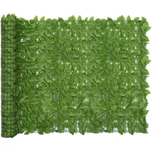 vidaXL Seitenmarkise 600 x 150 cm grün Polyethylen