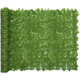 vidaXL Seitenmarkise 600 x 150 cm grün Polyethylen