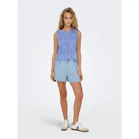 Only Spitzentop Blau M